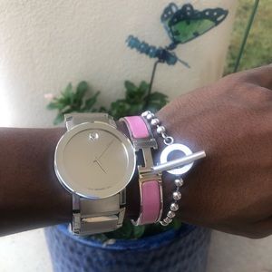 Gucci Sterling Silver Toggle Boule Bracelet